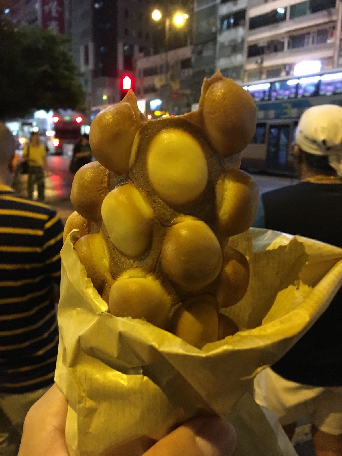 #香港の街並み③
#香港版ワッフル#鶏蛋仔うめぇ#ハマった。