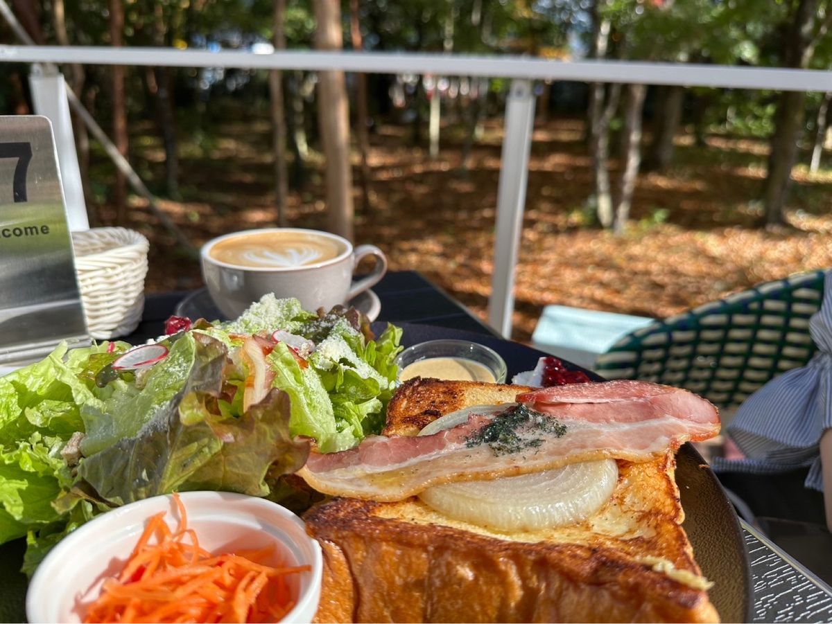 泊まったところがツリーハウスみたいでよかった、貸切露天風呂もあって広くてよ...