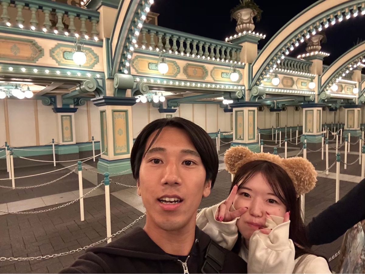 初めてミッキーとも写真撮影
よしくんに目瞑らせてその間にちゅってしたのがお...