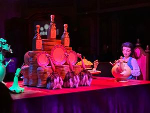 オープンしたばかりの美女と野獣のアトラクション