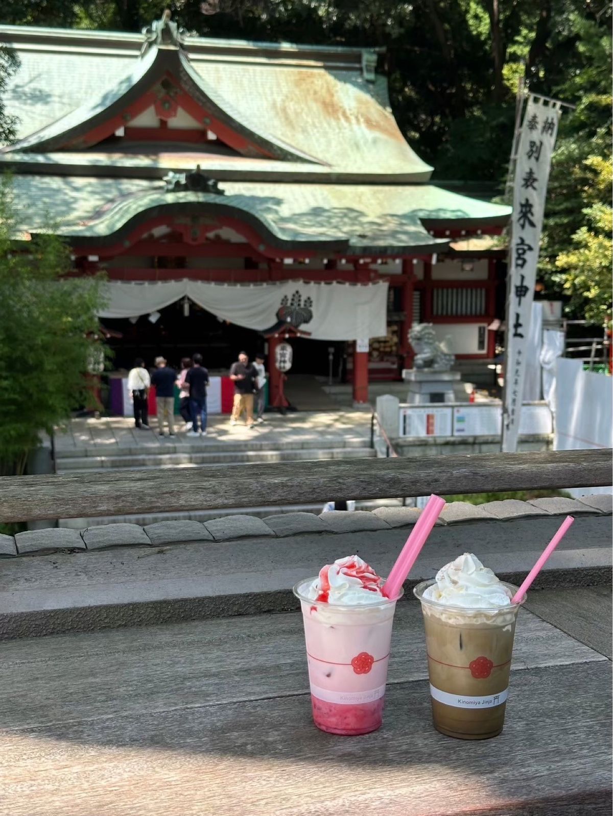 行きに熱海にある神社に
自然豊かでよかった