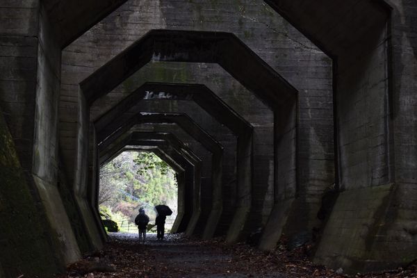 日本・熊本県「熊本県八角トンネル」の写真