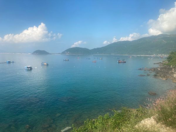 ベトナム・ハノイ「ベトナム」の写真：Nha Trang手前の海。
今度は60...