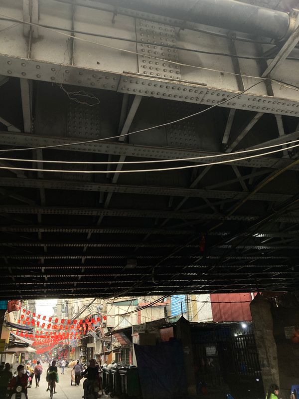 ベトナム・ハノイ「ベトナム」の写真：チュオンズオン橋cầu Chương D...