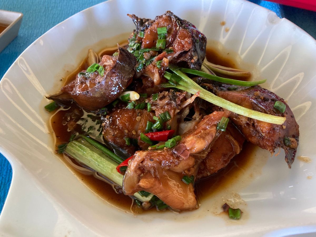南シナ海へ。
今回は魚が予想以上に美味しかった。
cá ngát kho(...