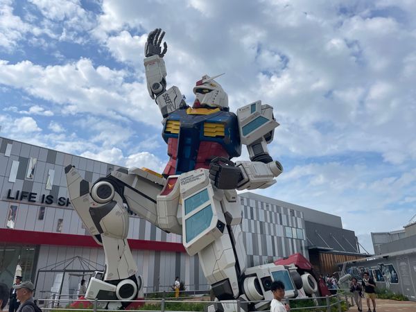 日本・大阪府「2025・大阪万博」の写真：あのガンダムも。