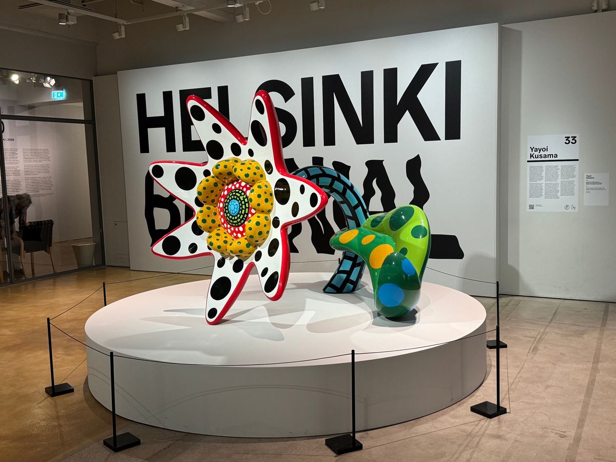 ヘルシンキ
●ヘルシンキ市立美術館
●ヘルシンキ市立美術館の草間彌生さんの...