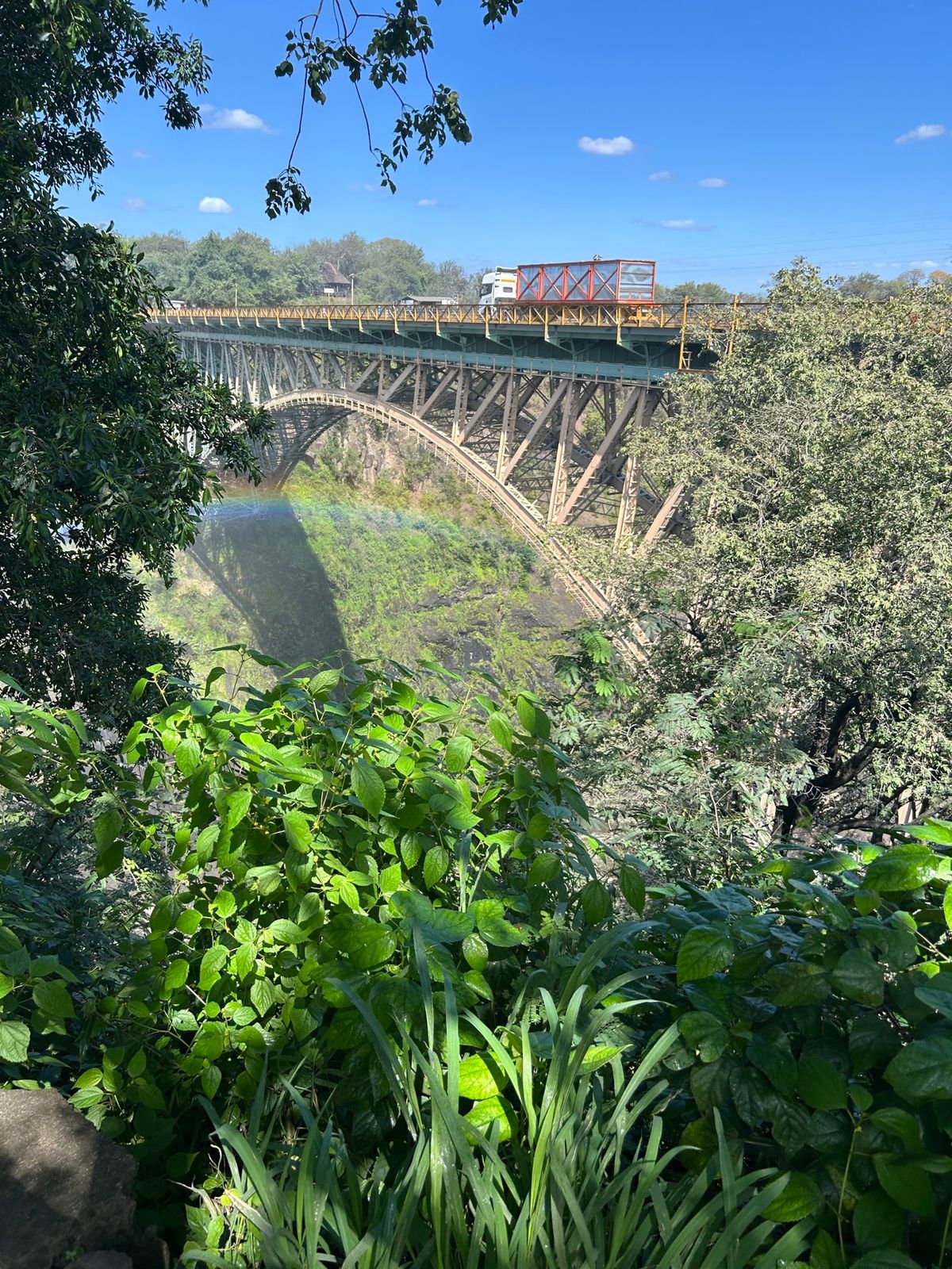 ヴィクトリアフォールズ　レインフォレスト
この時期は水量が多く、レインコー...