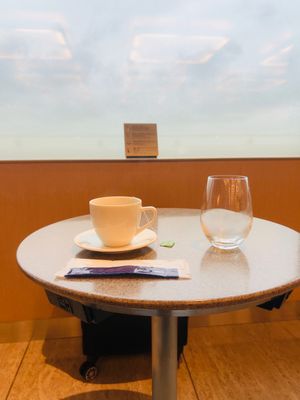 電車で間に合うと思っていたのに、意外と始発が遅く微妙なので今回はバスで空港...