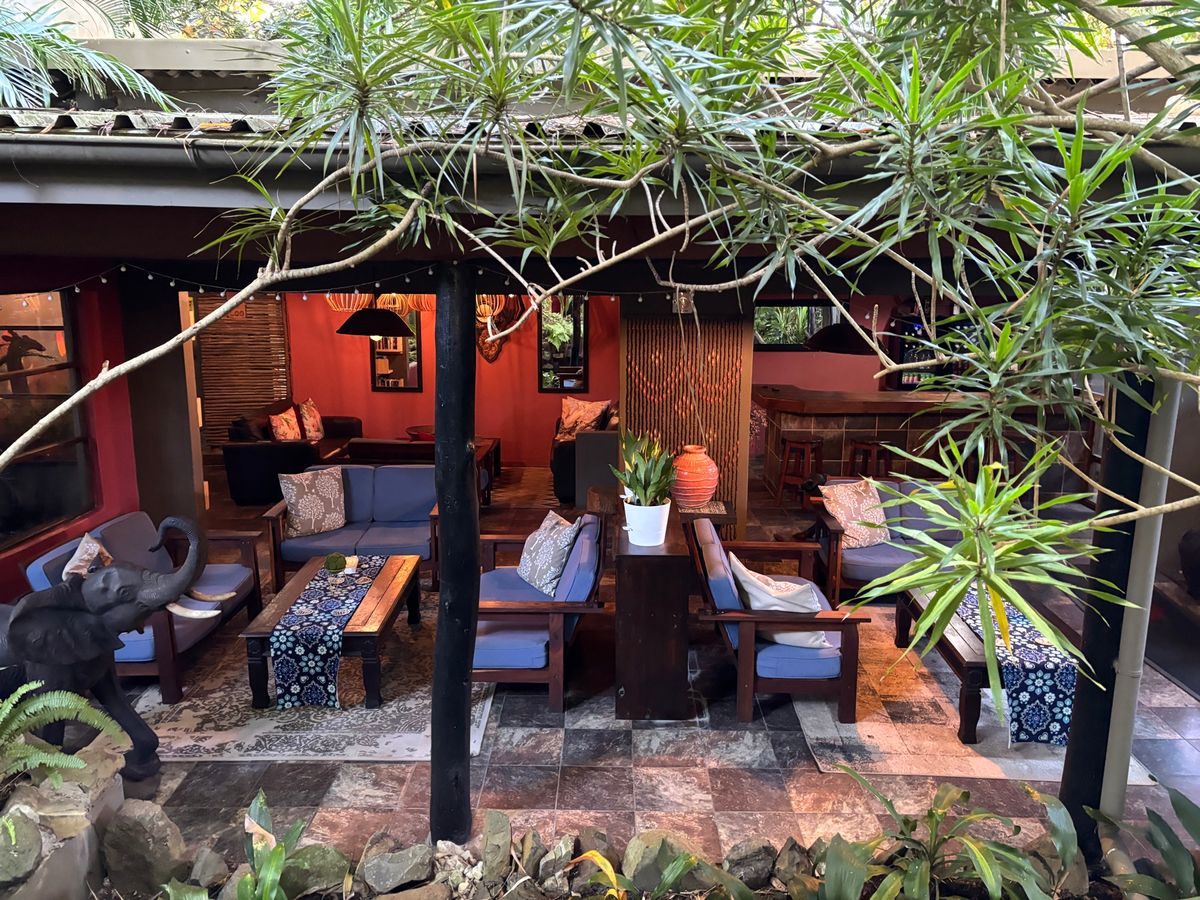 Umlilo Lodgeに宿泊しました。このロッジはテーマがジャングルって...