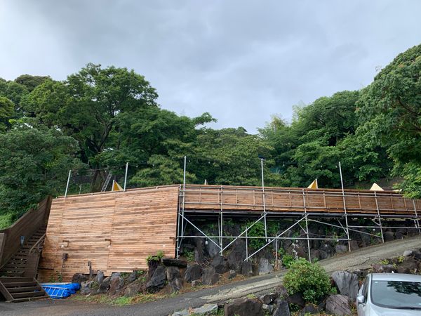 日本・静岡健「久しぶりのキャンプ！」の写真：なんとか雨も小降りになってきました(^^)