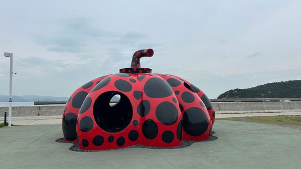 日本・香川県「自然たくさんな旅🌱」の写真：サイクリングで巡ったアートたち🎨