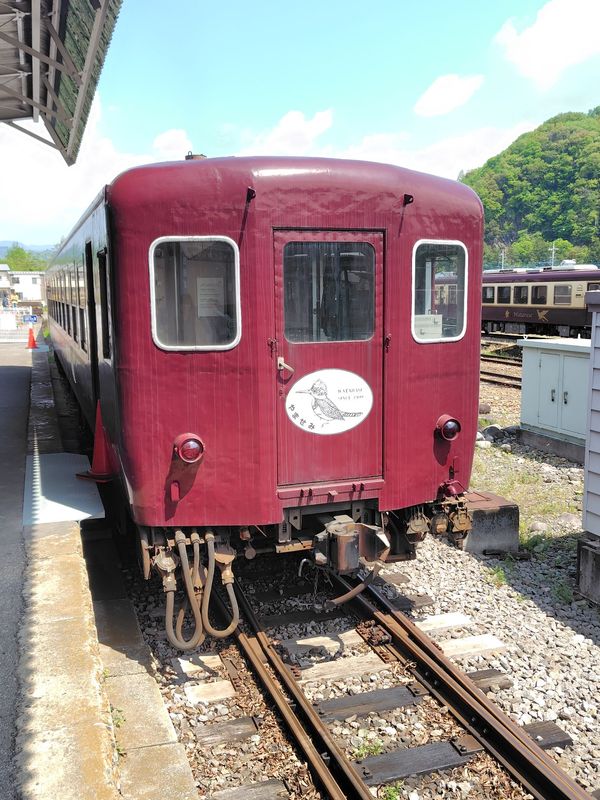 日本・栃木県「わたらせ渓谷鐵道トロッコ列車乗車」の写真