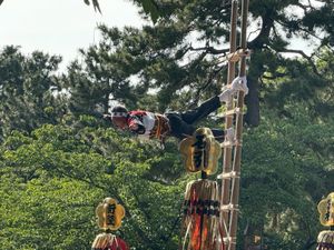 百万石まつりの行列
たまたま公園で間近で控えてる馬をみれた
北野きいさんと...