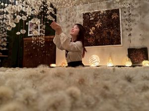HIMITO素敵な空間
バスに間に合わなくて図書館から歩いたけど川沿いのお...