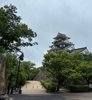 エビ飯&岡山城