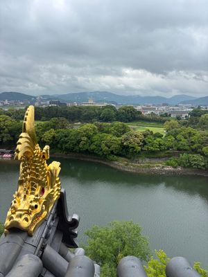 エビ飯&岡山城