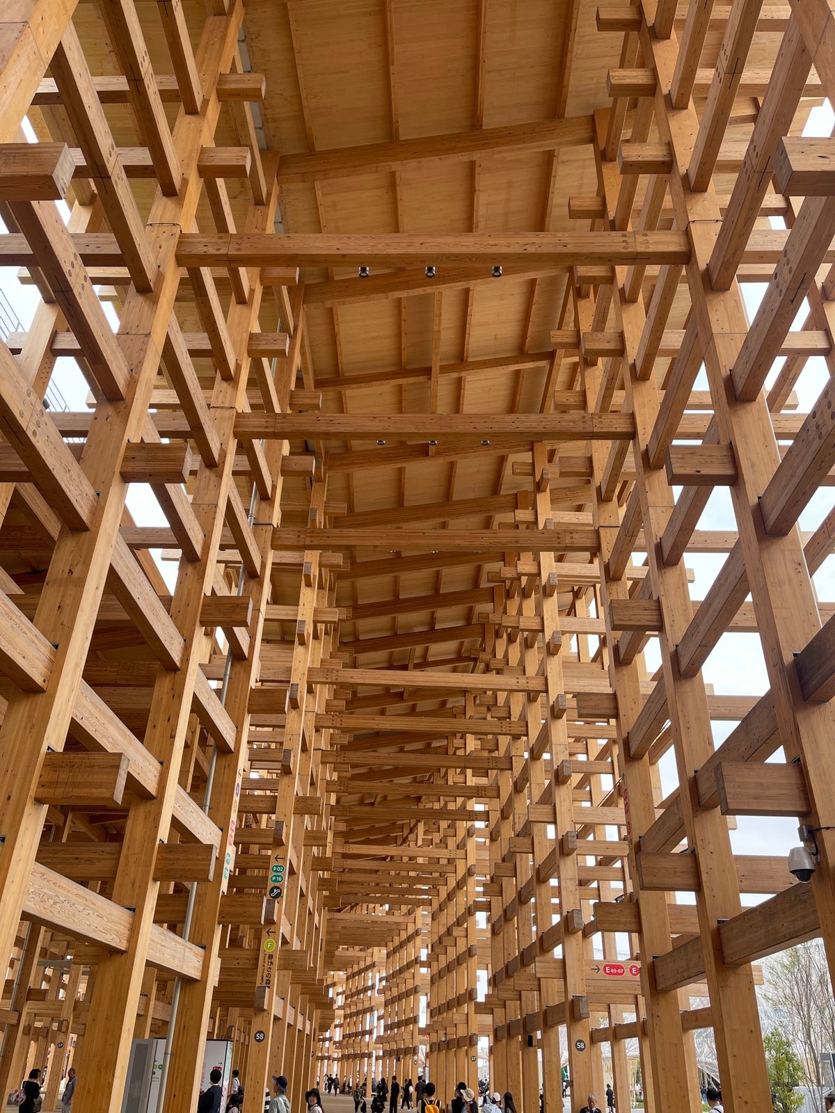 朝伊丹に到着後、ホテルに荷物を預けて万博会場へ😃
大屋根リングは圧巻でした‼️