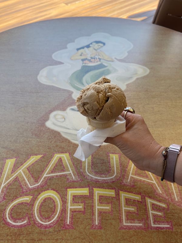 アメリカ(米国)・プリンスビル「ハワイ旅行　カウアイ島」の写真：先ずはカウアイコーヒーカンパニーへ