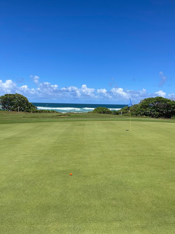 アメリカ(米国)・プリンスビル「ハワイ旅行　カウアイ島」の写真：パブリックのワイルアゴルフコースは安くて...