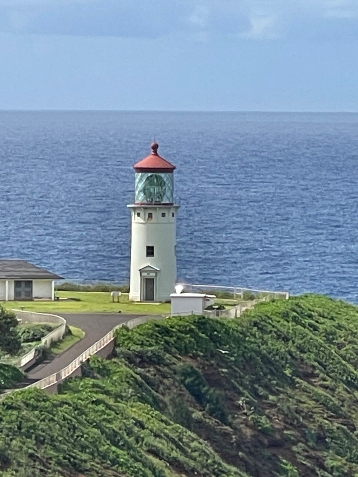 キラウエア灯台は最高の景色でした😃
