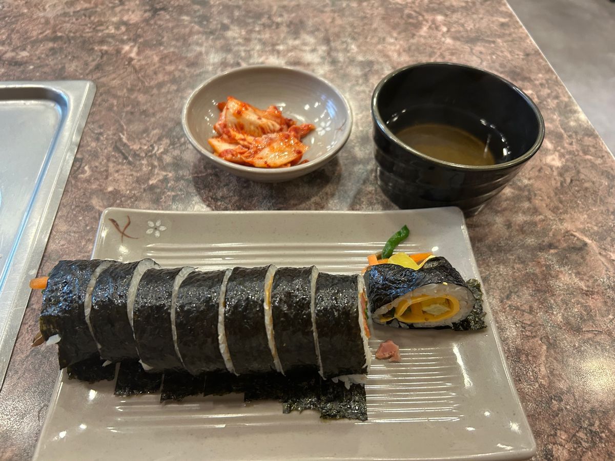 4日目の朝はチーズキンパを。