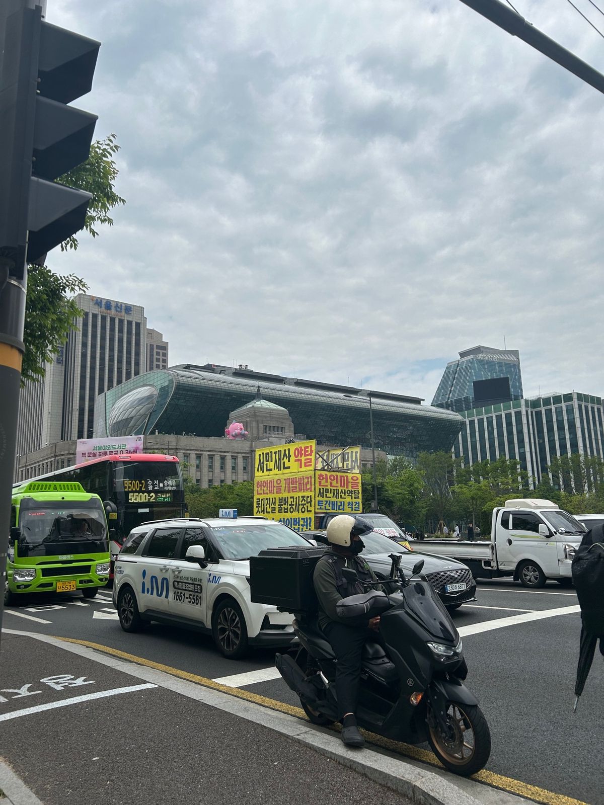 ソウル駅に行く前にちょっと休憩です。