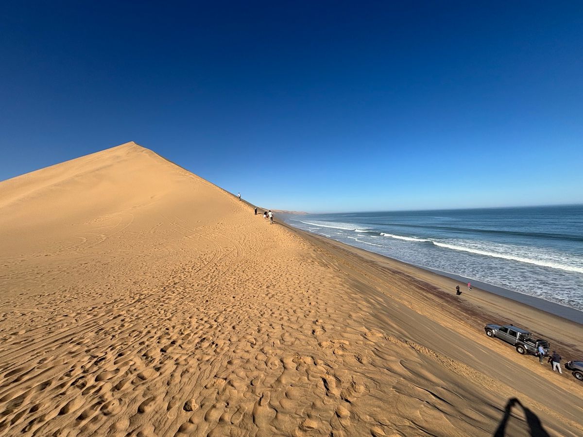サンドイッチハーバーへ行きました。海の真横に砂漠がありものすごく感動しまし...