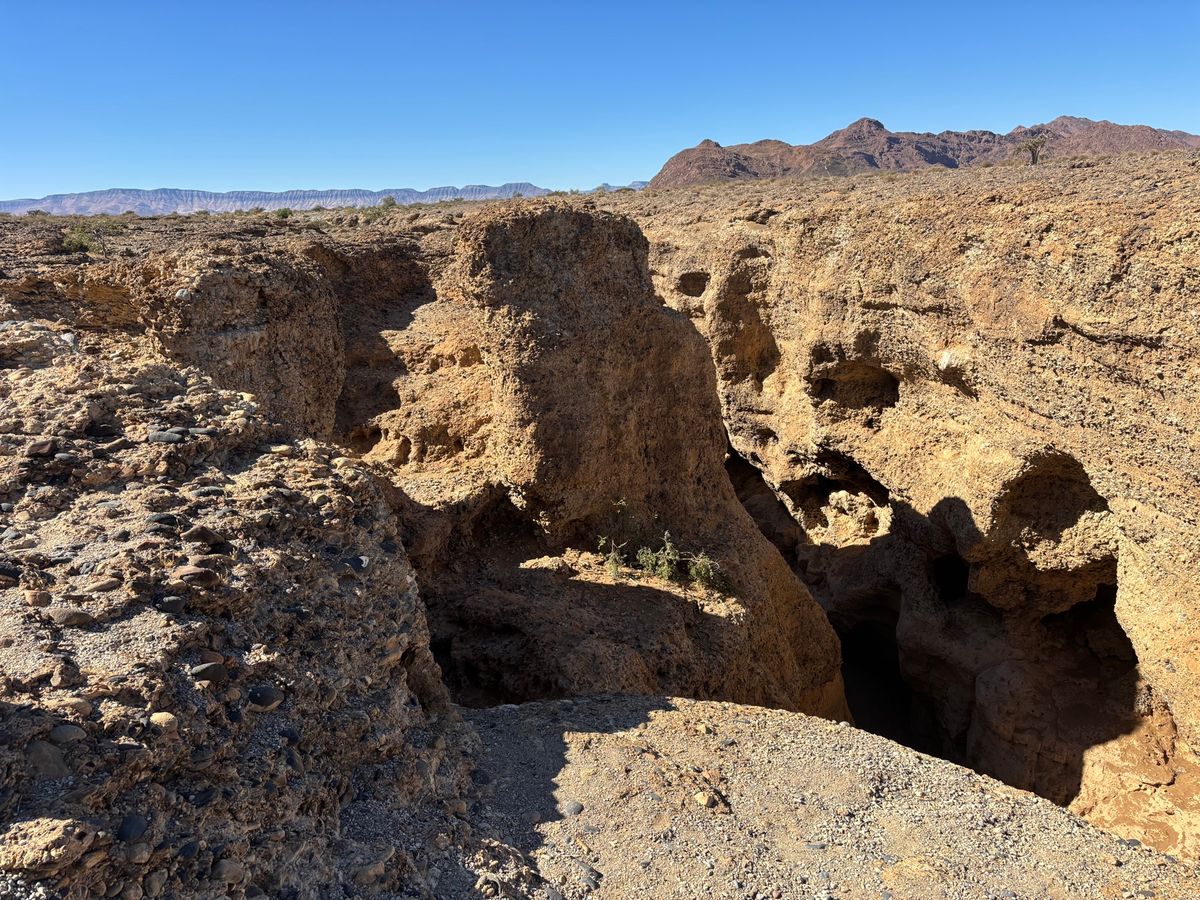 セスリエム・キャニオンに行きました。時間がなくて、上から下を眺めるだけでし...