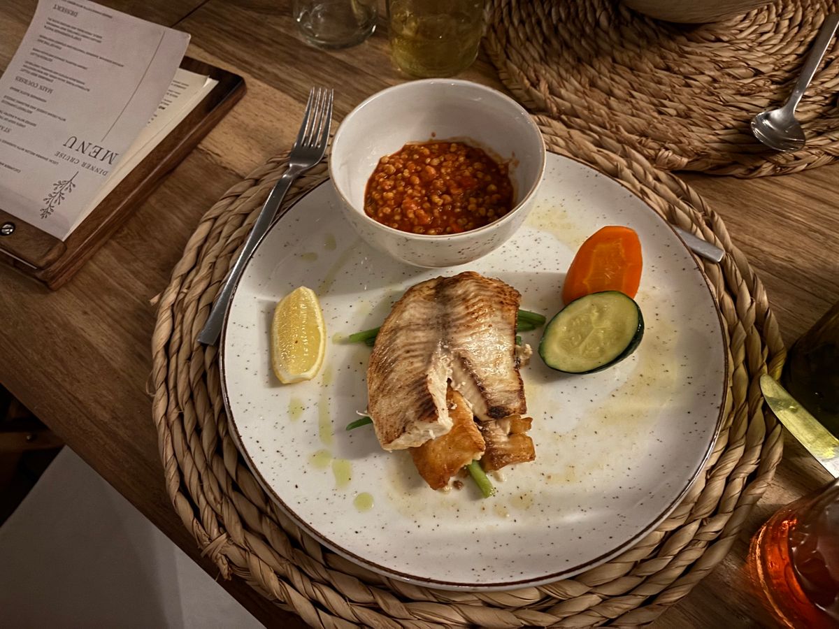 PURE AFRICAのサンセットディナークルーズに参加しました。少し寒く...