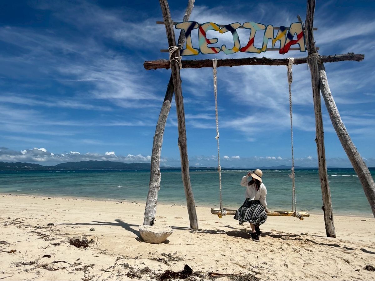 伊江島の海もリゾート地みたいに綺麗でよかった