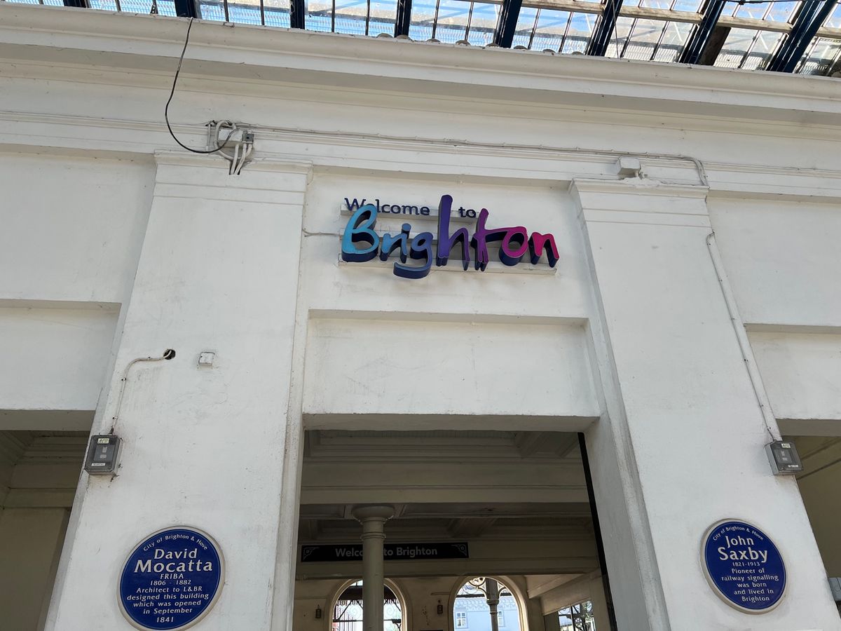 ブライトンの駅がかっこよかった！！