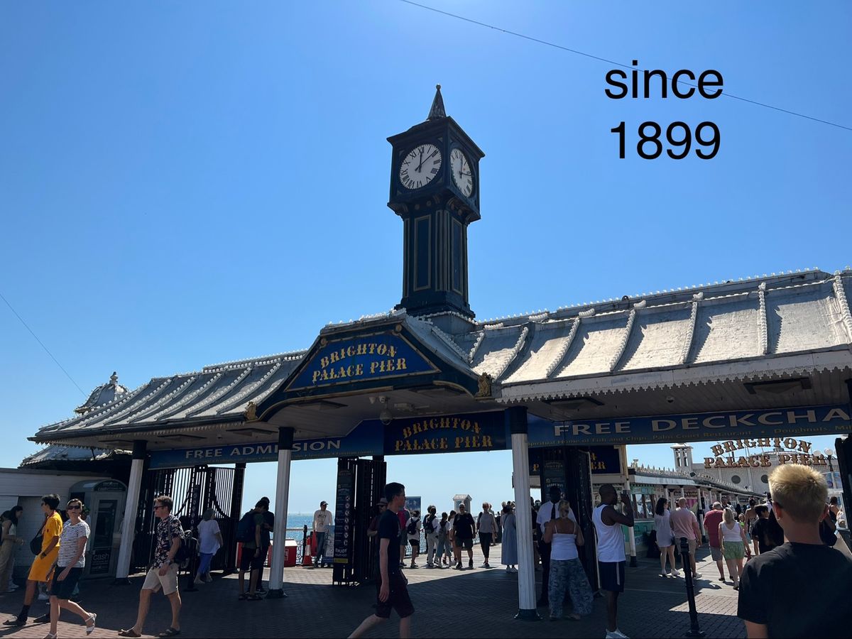 ブライトンの駅がかっこよかった！！