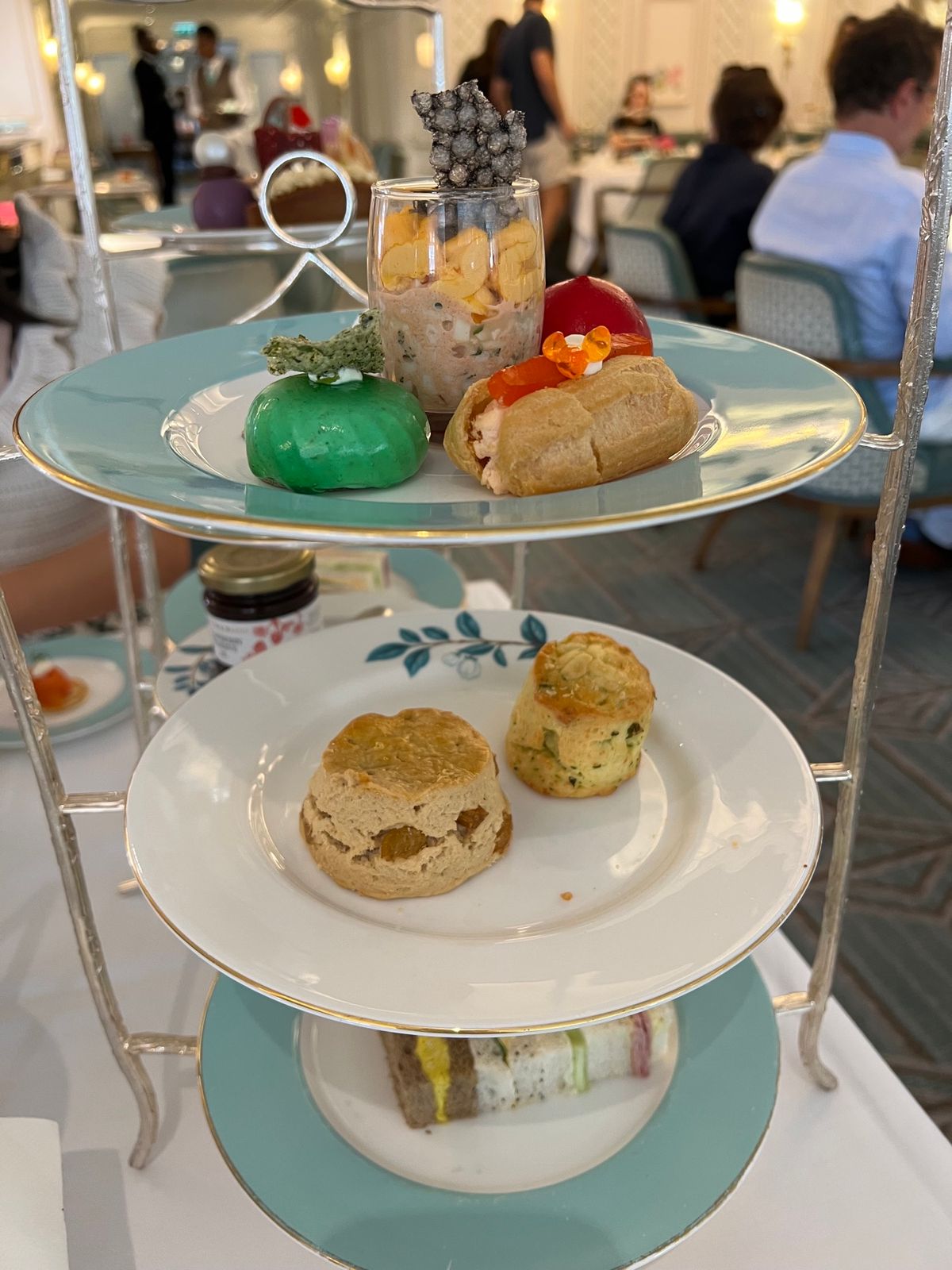 本場のアフターヌーンティーを体験できて嬉しかった·͜·ᰔᩚ