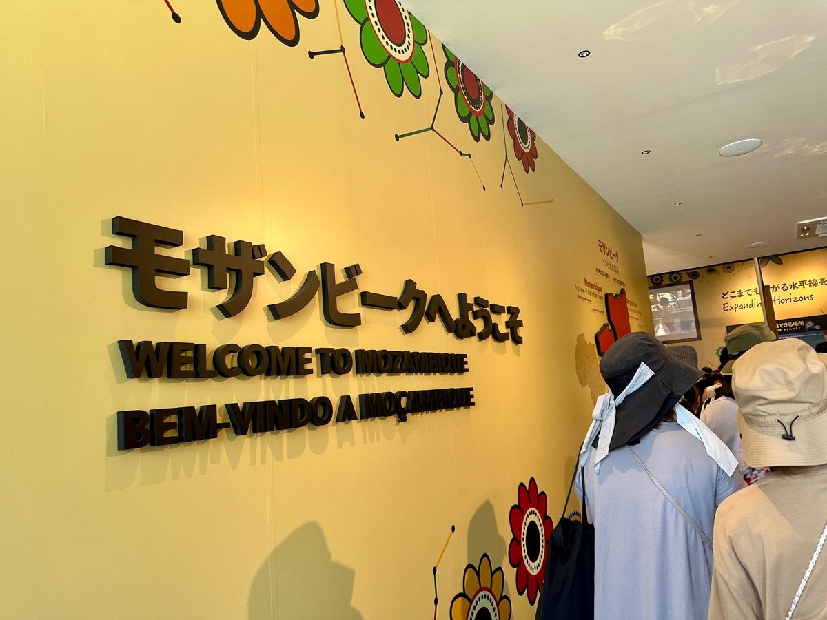 行った事は無いけれどモザンビーク館が気になって入ってみました。