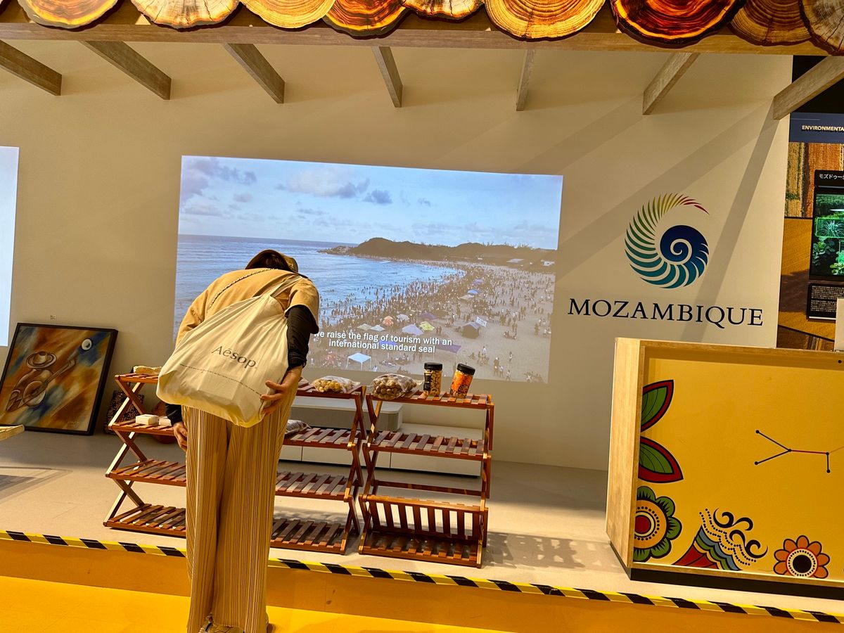 行った事は無いけれどモザンビーク館が気になって入ってみました。