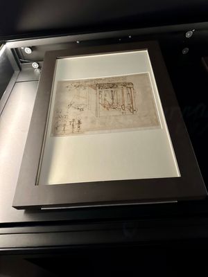 これも今回の目玉の一つ

レオナルド・ダ・ヴィンチのアトランティコ手稿（ダ...