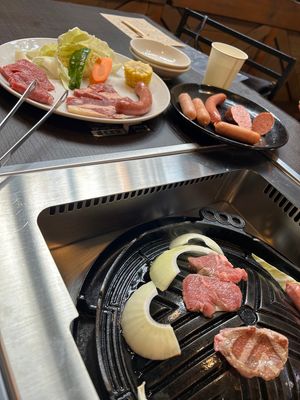 蒜山で昼食