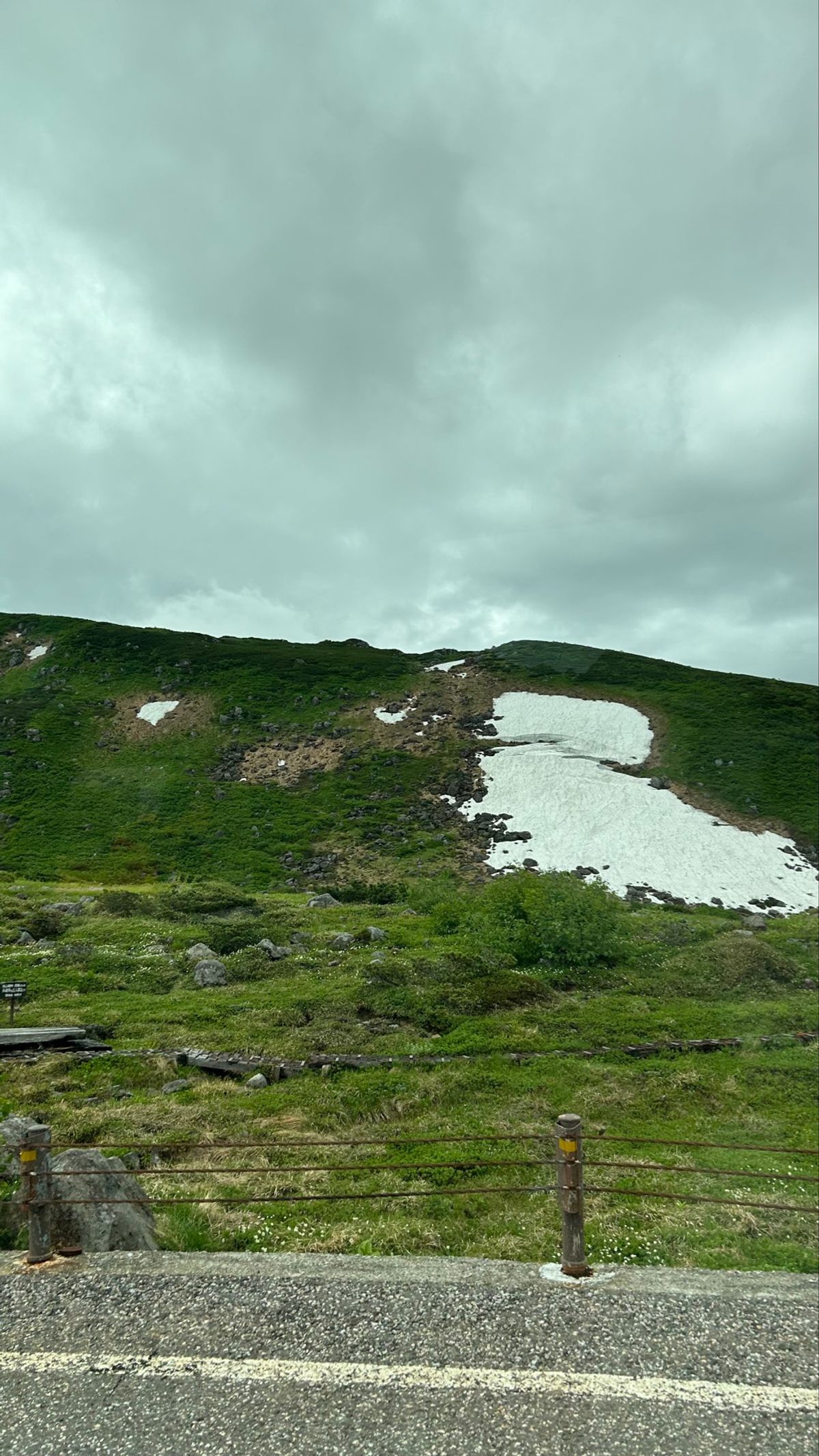 今にも雨が降りそうな天気だけど、それでも遠くまで見えたよ〜👀