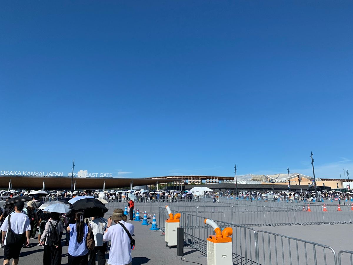 大阪万博初‼️
めちゃ混み💦