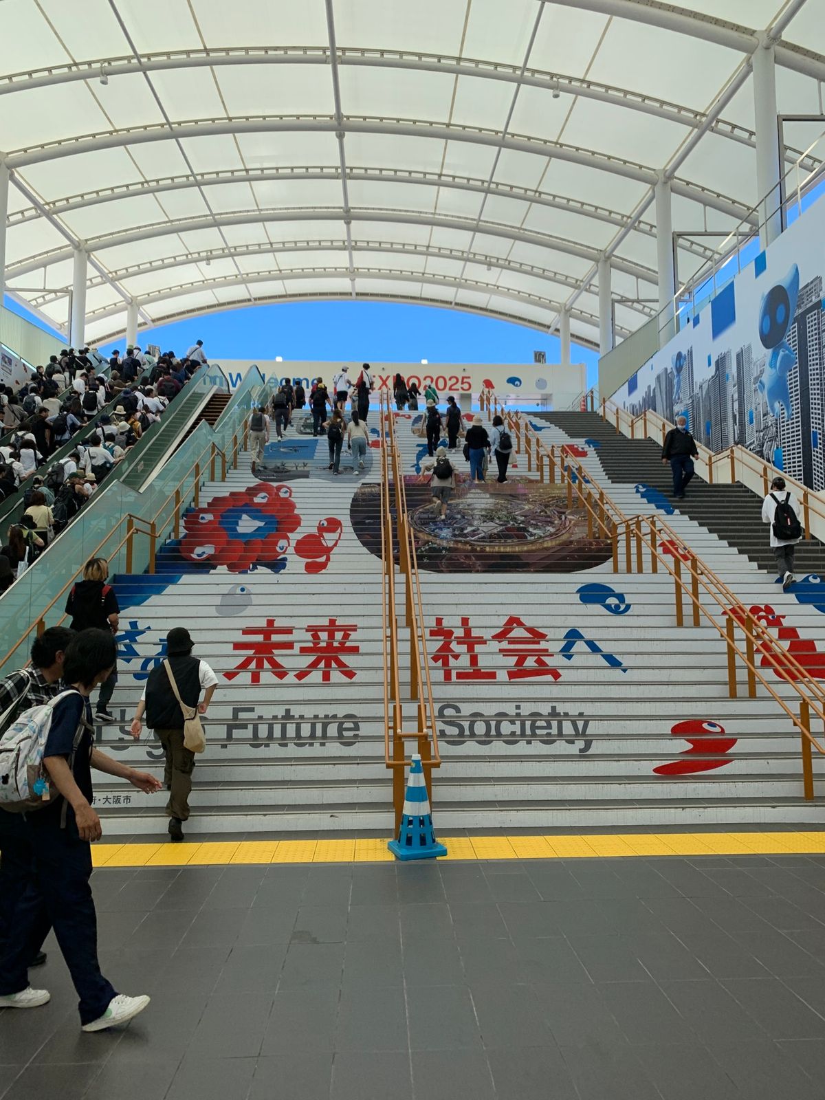大阪万博初‼️
めちゃ混み💦