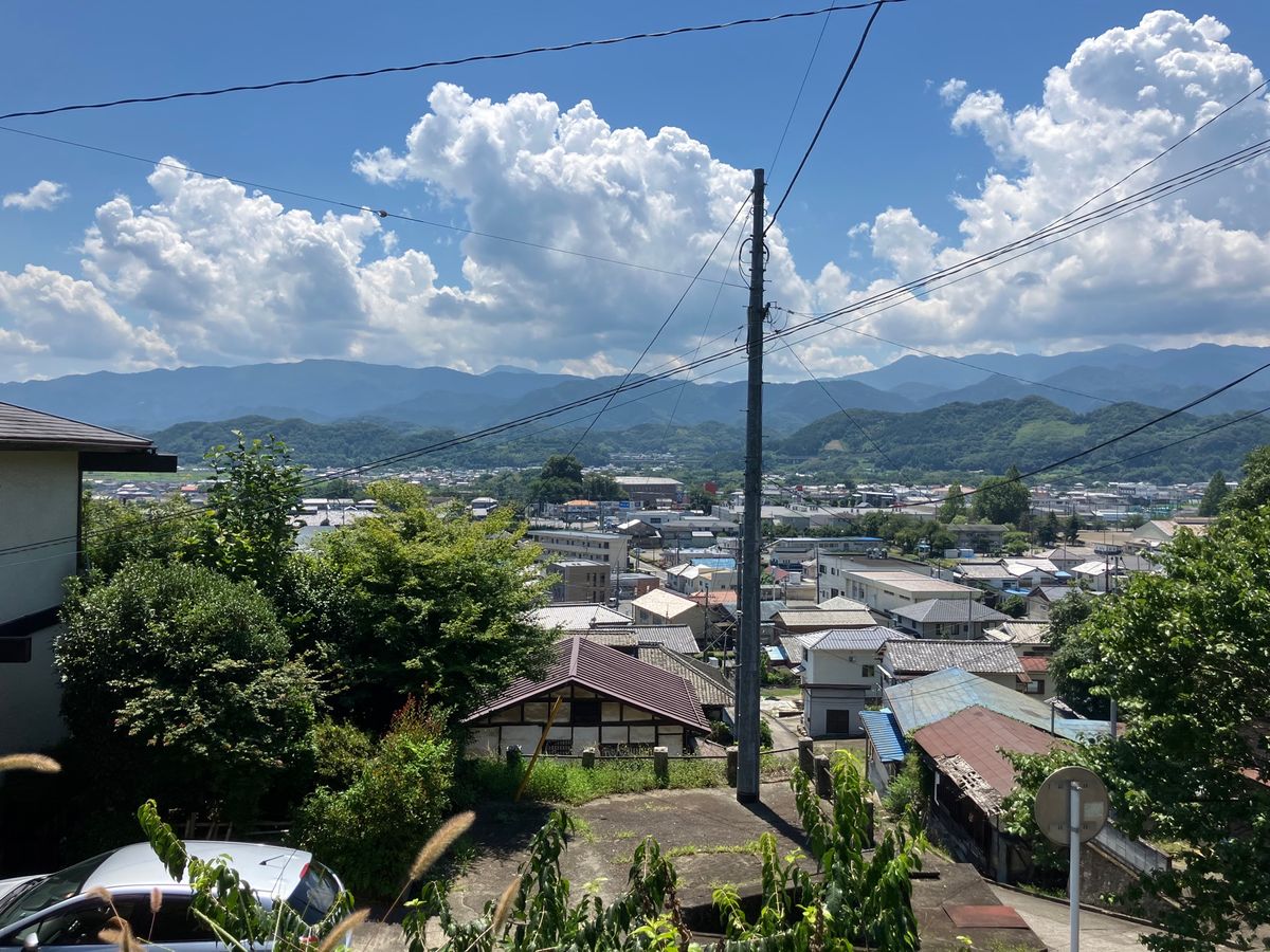 上州一宮と周りの風景