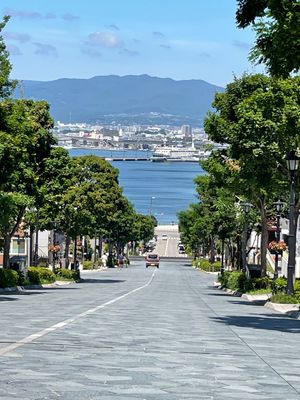 道の駅ウトナイ湖から長万部のカニ飯を食べて函館へ。トラピスト修道院を見学し...
