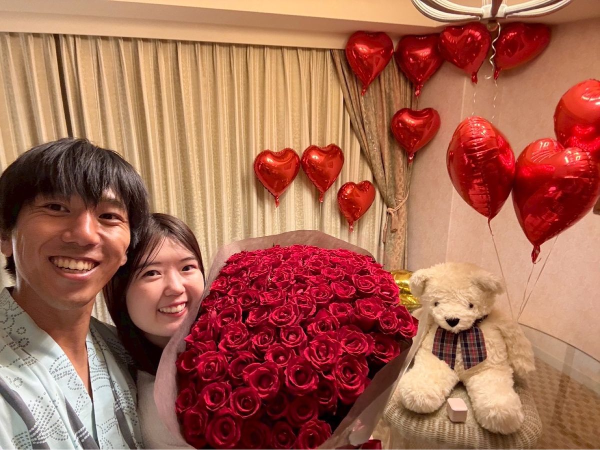 お部屋に帰るとそこには豪華な装飾が（扉が閉まっていたので直前にん？ってなっ...