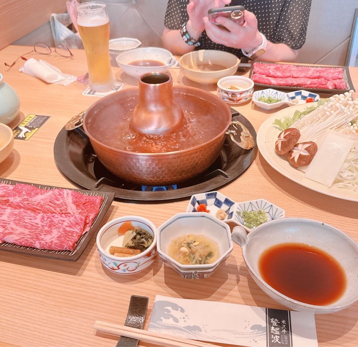 🗓7月26日
米沢牛 登起波 山形店
★★★★☆

【米沢牛】しゃぶしゃぶ...