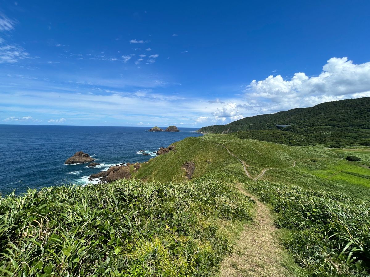 佐渡ドライブ2、1枚白黒