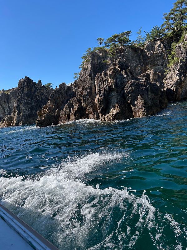 日本・新潟県「佐渡旅行」の写真：尖閣湾クルーズ