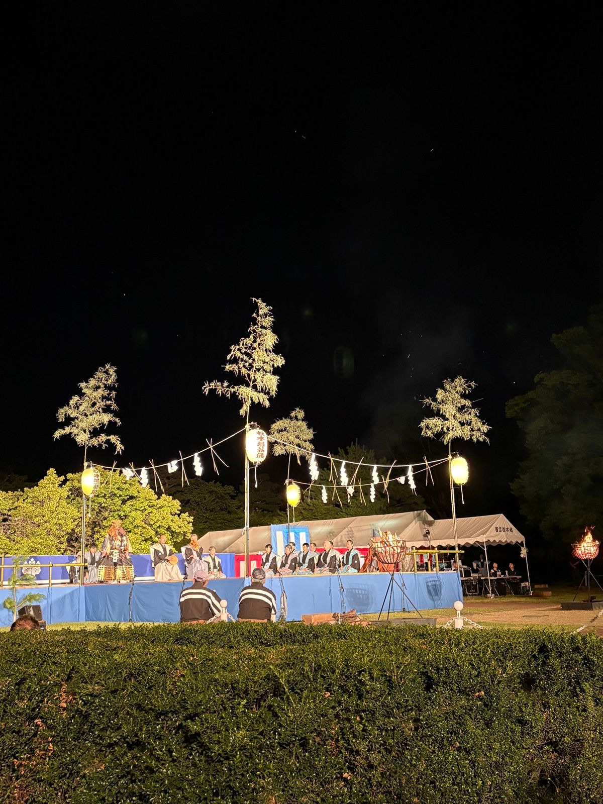 久しぶりの国宝松本城
薪能