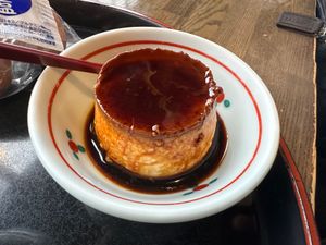 岡本屋売店の地獄蒸しプリン
大分空港の足湯から羽田へ