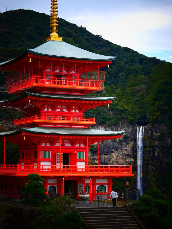 日本・横浜「和歌山旅行」の写真：熊野那智大社・那智の滝